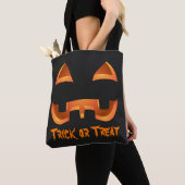 Jack-o-lantern Canvas tas Halloween Pumpkin Bag (Dichtbij)