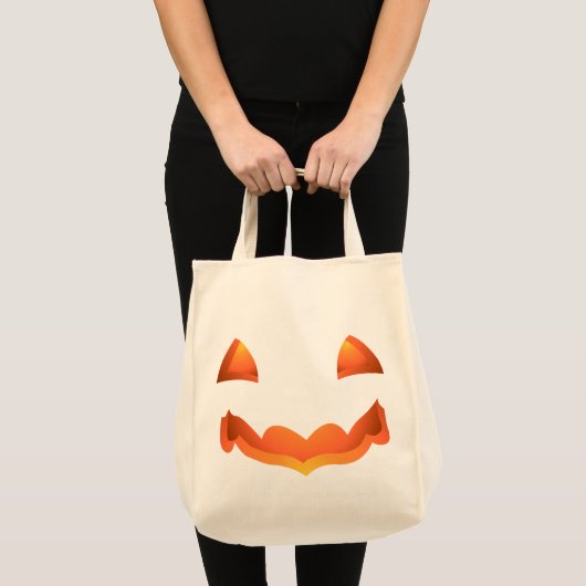 Jack-o-lantern Canvas tas Halloween Pumpkin Bag (Voorkant (product))