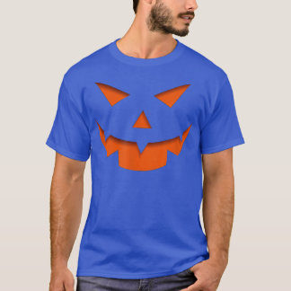 Jack O Lantern Carved Pumpkin Face Halloween Costu T-shirt