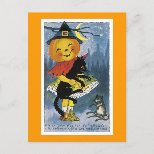  Jack o' Lantern Child Briefkaart (Voorkant)