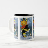  Jack o' Lantern Child Tweekleurige Koffiemok (Voorkant links)