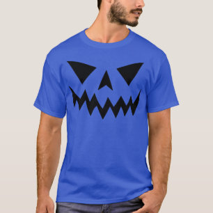 Jack O Lantern Costume Scary Pumpkin Face Halowee T-shirt