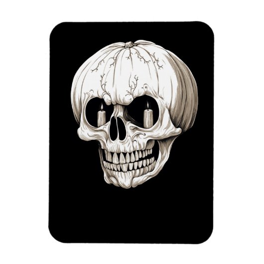 Jack O Lantern Cranium Halloween Gothic Magneet (Verticaal)