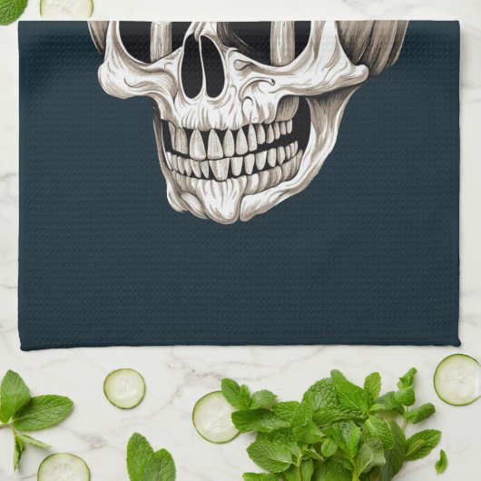 Jack O Lantern Cranium Halloween Gothic Theedoek (Gevouwen)