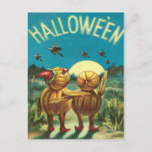 Jack O' Lantern Creature Monster Witch Briefkaart (Voorkant)