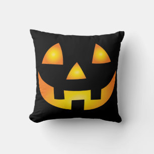 Jack O Lantern Creepy Pumpkin Face Halloween Kussen