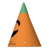 Jack-o-Lantern Cute Pumpkin Black Oranje Halloween Feesthoedjes (Rechts)