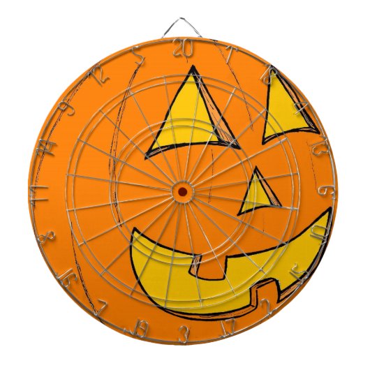 Jack o' Lantern Dartboard Dartbord (Voorkant)