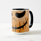 "Jack-o'-Lantern Delight: Halloween Pumpkin Mug" Mok (Voorkant rechts)