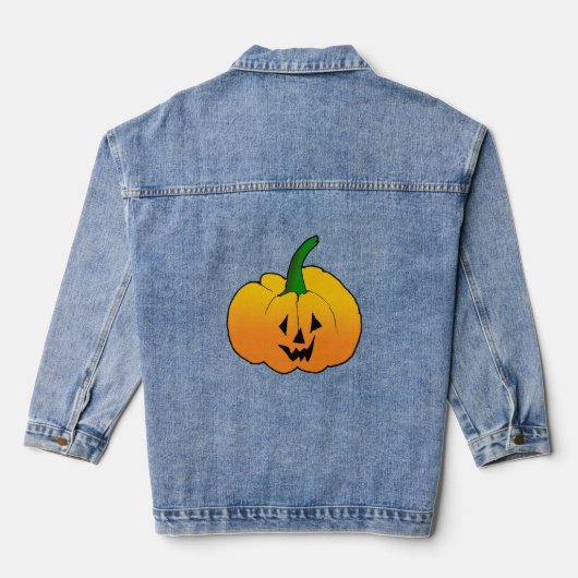 Jack O' Lantern Denim Jacket (Achterkant)