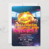 Jack O Lantern Disco Bal Halloween Feest Kaart (Voorkant)