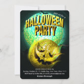 Jack O Lantern Disco Bal Volwassenen Halloween Fee Kaart (Voorkant)