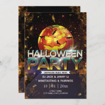 Jack-O-Lantern Disco Ball Adult Halloween Party