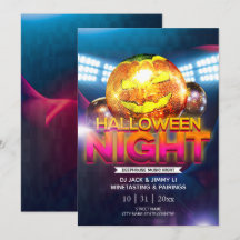 Jack-O-Lantern Disco Ball Adult Halloween Party
