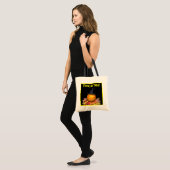 Jack-O-Lantern en -bladeren - Tote Bag (Voorkant (model))