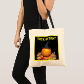 Jack-O-Lantern en -bladeren - Tote Bag (Voorkant (product))