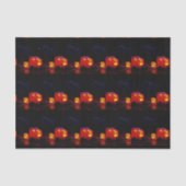 Jack-O-Lantern- en kaartenpapier Tissuepapier (Voorkant)