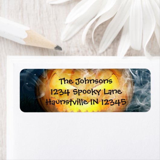 Jack-o-lantern Etiket (Insitu)