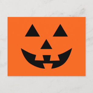 Jack O’ Lantern Face Fun Halloween Briefkaart