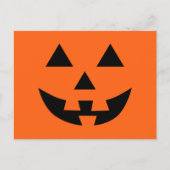 Jack O’ Lantern Face Fun Halloween Briefkaart (Voorkant)