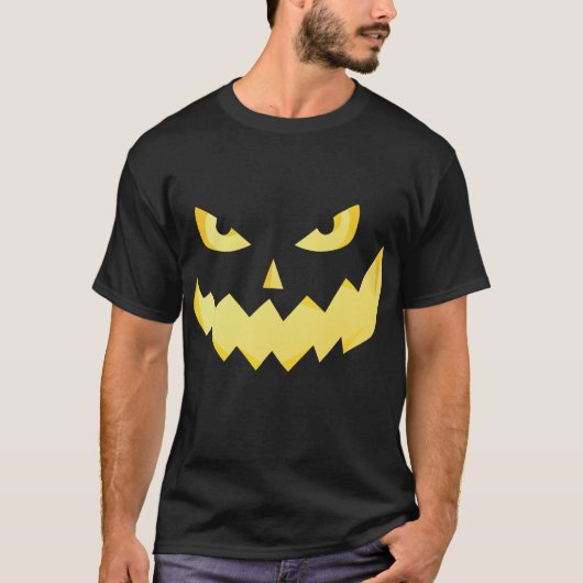 Jack O Lantern Face Halloween Shirt (Voorkant)