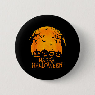 Jack O Lantern Face Happy Halloween Pumpkins Manne Ronde Button 5,7 Cm
