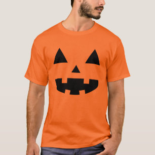 Jack-O'-Lantern Face IV, zwart T-shirt