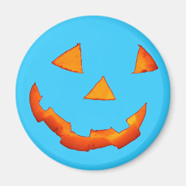 Jack-o'-Lantern Face magnet