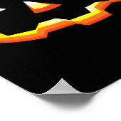 Jack O Lantern Face Pumpkin Eyelashes Halloween Co Poster (Hoek)