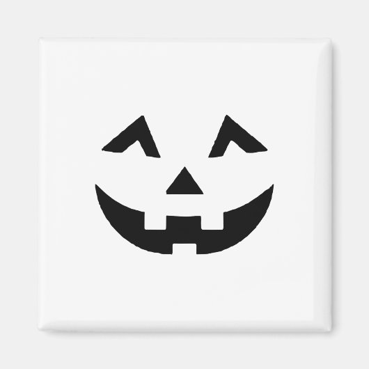 Jack O Lantern Face Pumpkin Eyelashes Hallowen Cos Magneet (Voorkant)