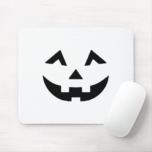 Jack O Lantern Face Pumpkin Eyelashes Hallowen Cos Muismat (Met muis)