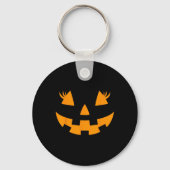 Jack O Lantern Face Pumpkin Eyelashes Hallowen Cos Sleutelhanger (Voorkant)