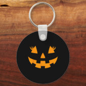Jack O Lantern Face Pumpkin Eyelashes Hallowen Cos Sleutelhanger (Voorkant)