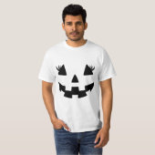 Jack O Lantern Face Pumpkin Eyelashes Hallowen Cos T-shirt (Voorkant volledig)