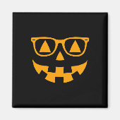 Jack O Lantern Face Sunbribribril Halloween P Magneet (Voorkant)