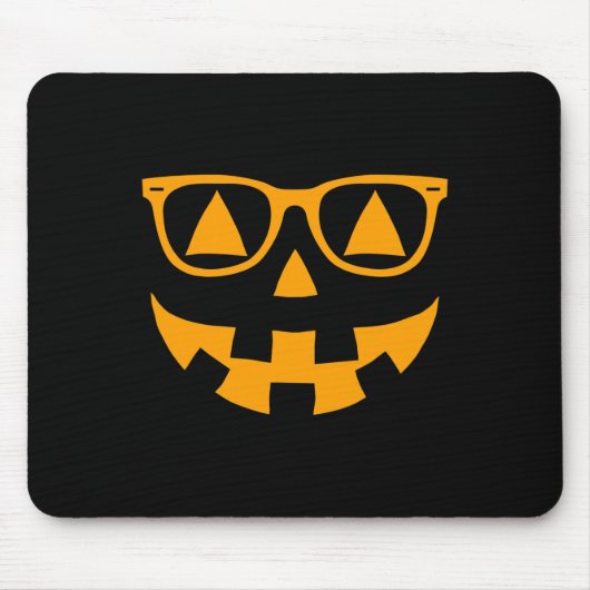 Jack O Lantern Face Sunbribribril Halloween P Muismat (Voorkant)
