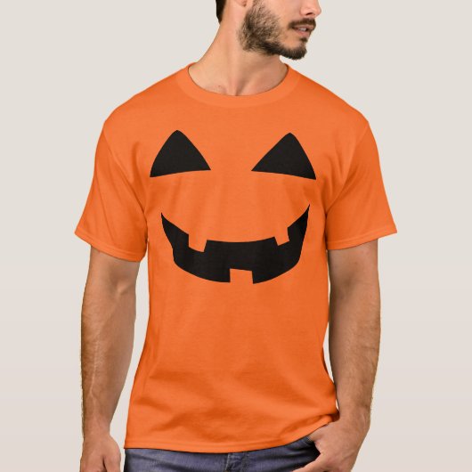 Jack-o-Lantern Face T-shirt (Voorkant)