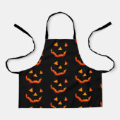 Jack-o'-Lantern Faces apron Schort (Voorkant)