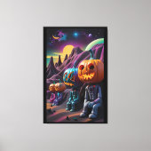 Jack-o-Lantern Family Rest Stop Canvas Afdruk (Voorkant)