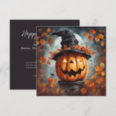 Jack O Lantern Feest Uitnodiging (Voorkant / Achterkant)