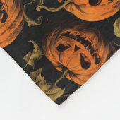  Jack O Lantern Fleece Deken (Hoek)