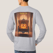 Jack O Lantern Fluwelen Stoel T-shirt (Achterkant)