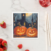 Jack-O-Lantern Fright | Halloween Spooky Party Servet (Insitu)