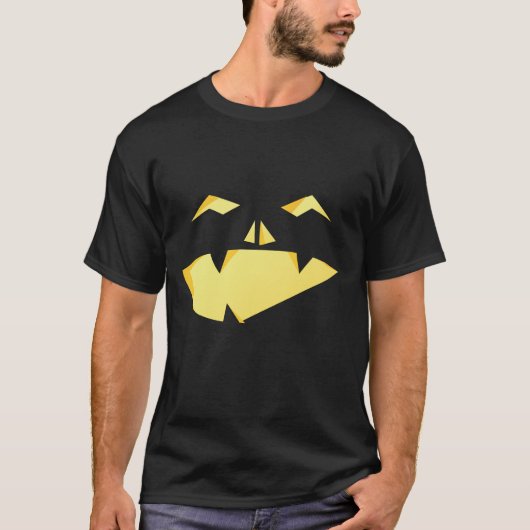 Jack O Lantern Funny Face Halloween Shirt (Voorkant)