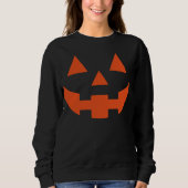 Jack O Lantern Gezicht Halloween Trui (Voorkant)