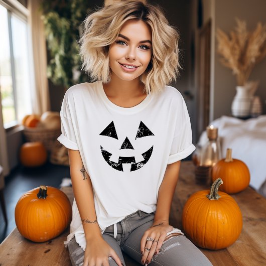 Jack O Lantern Gezicht T-shirt