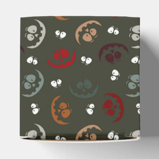 Jack-O-Lantern-gezichten Bedankdoosjes (Bovenkant)