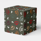 Jack-O-Lantern-gezichten Bedankdoosjes (Achterkant)