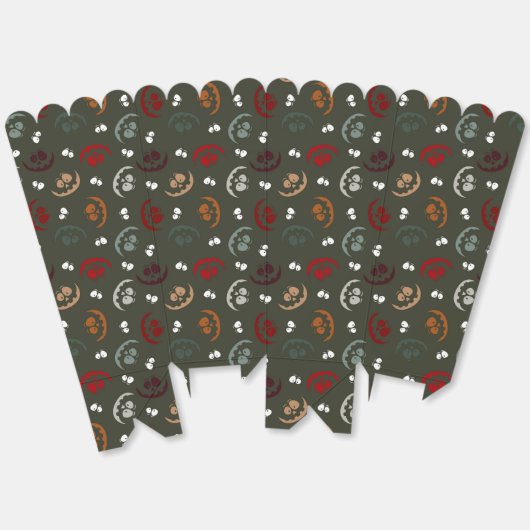 Jack-O-Lantern-gezichten Bedankdoosjes (Ongevouwen)