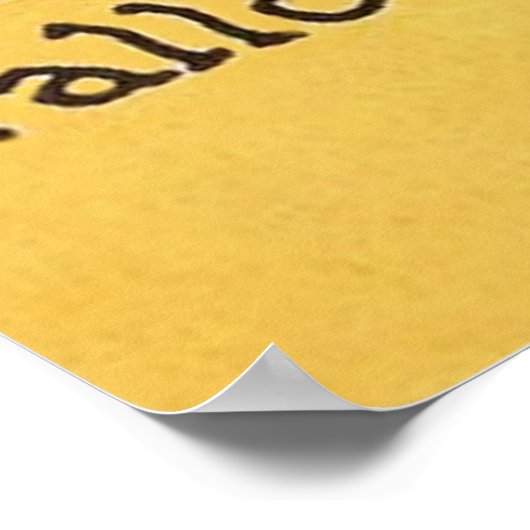 Jack O' Lantern Ghost Black Cat Cornstalk Poster (Hoek)